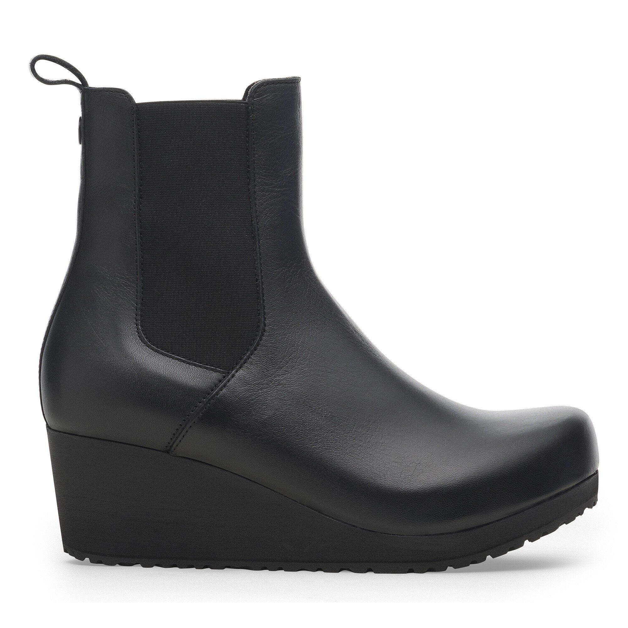 Ebba Slip On Leather Black/Black - View 3