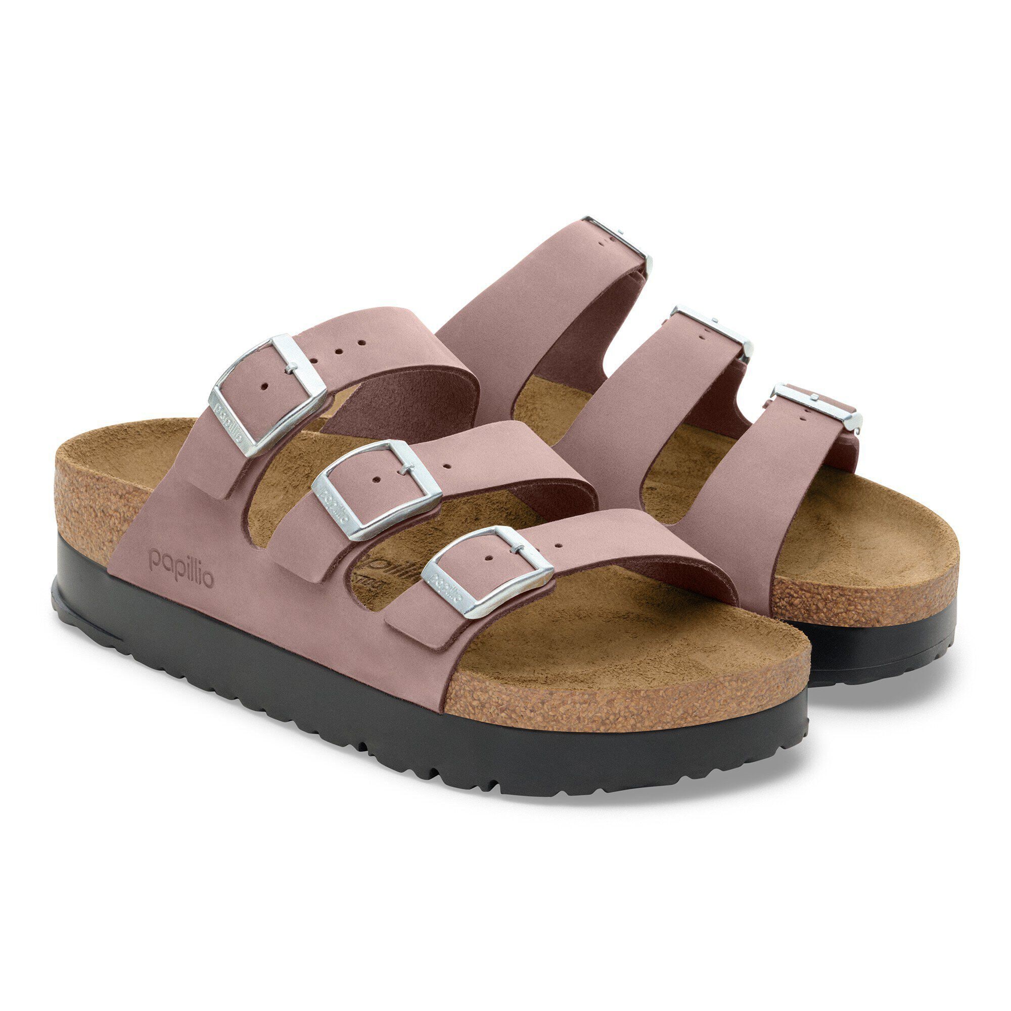 Florida Flex Platform Nubuck Leather Faded Purple - View 6