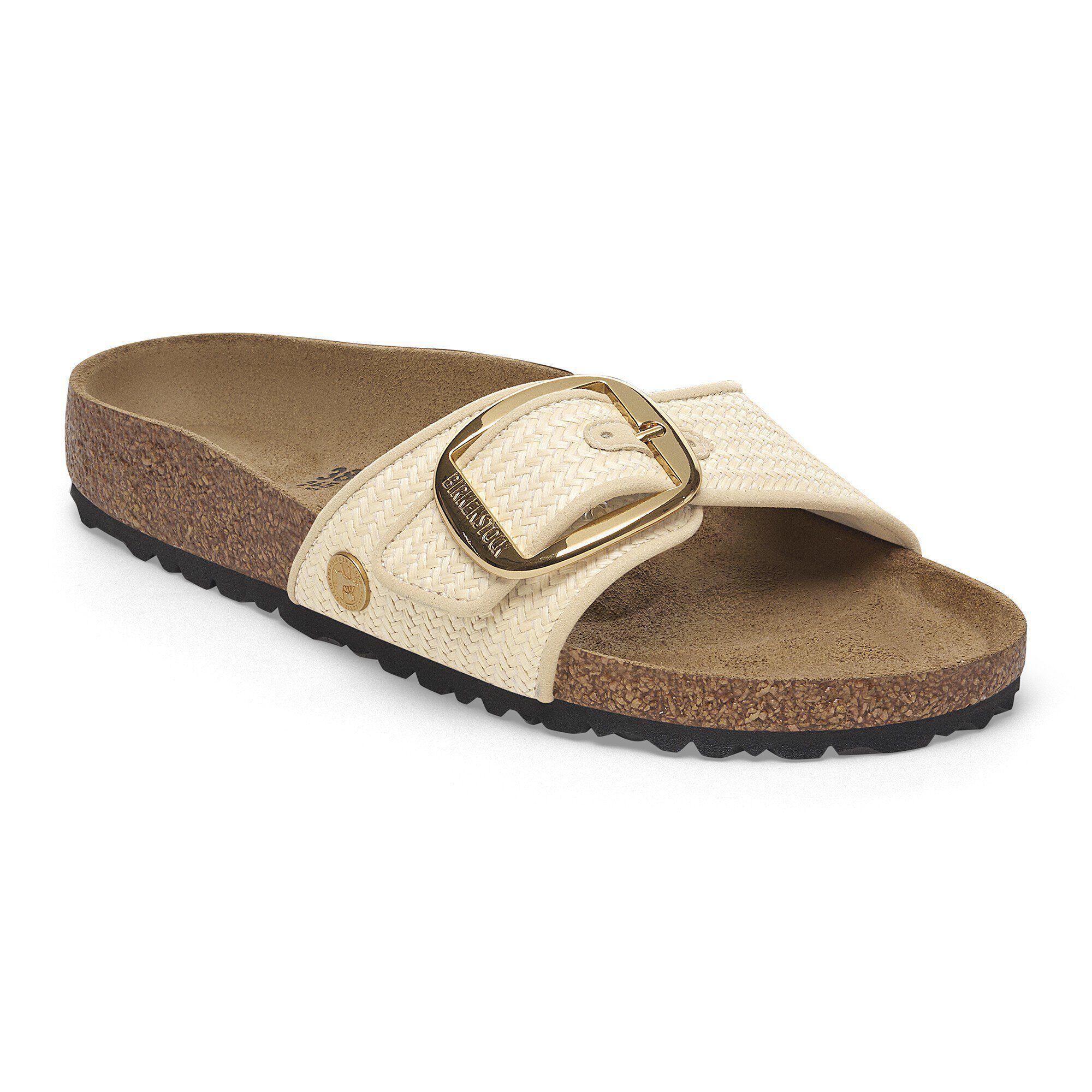 Madrid Big Buckle Raffia Textile - Main image