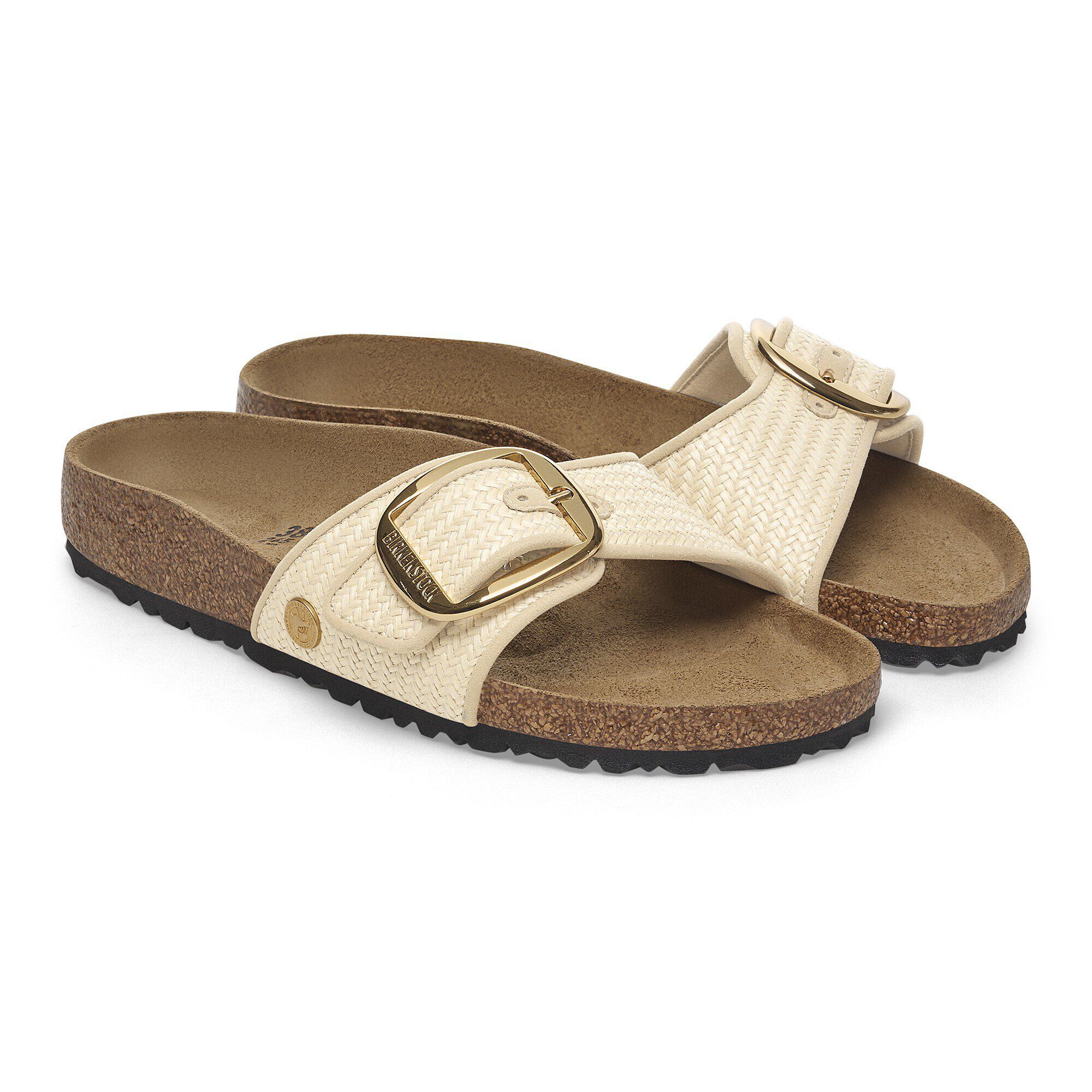 Madrid Big Buckle Raffia Textile - View 5