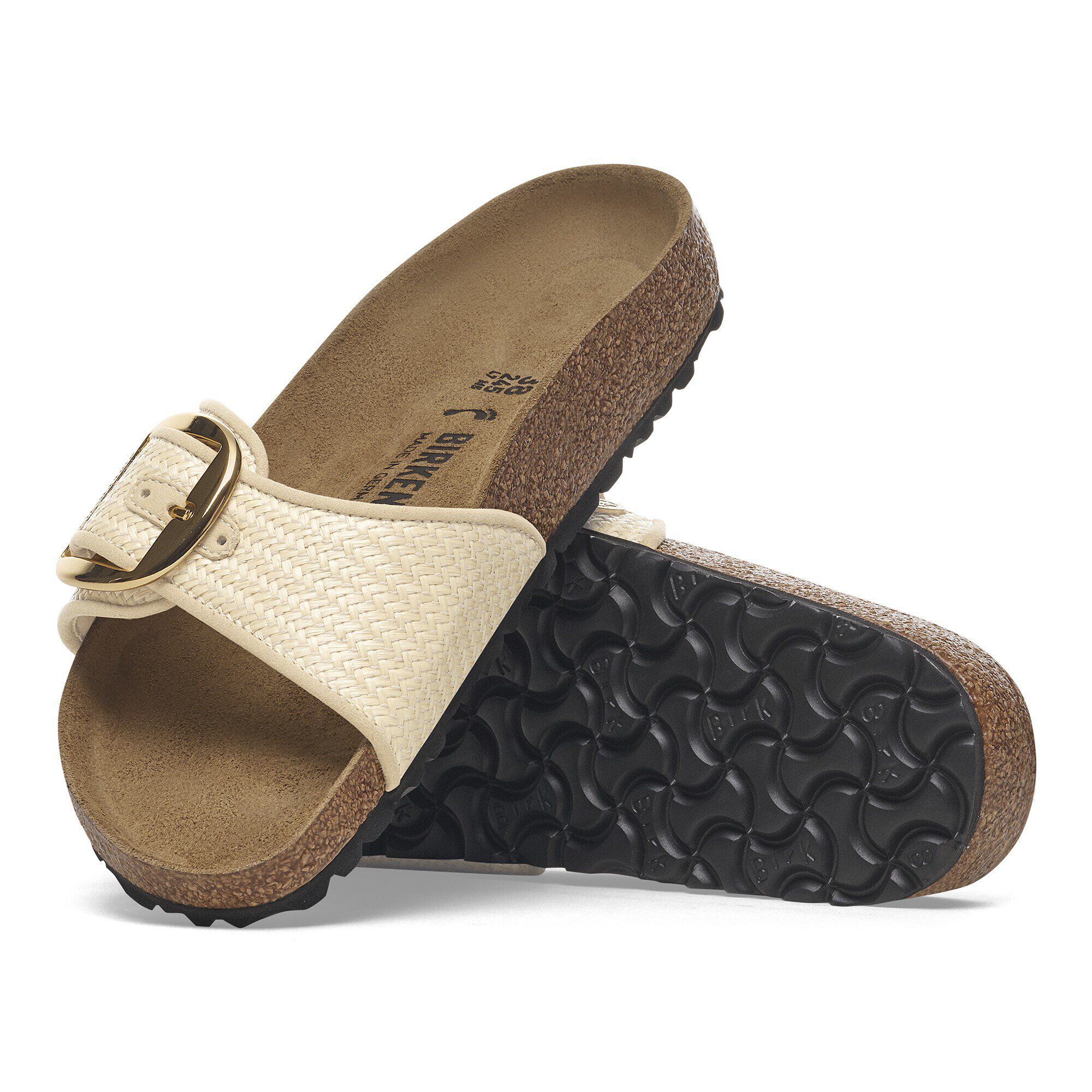 Madrid Big Buckle Raffia Textile - View 6