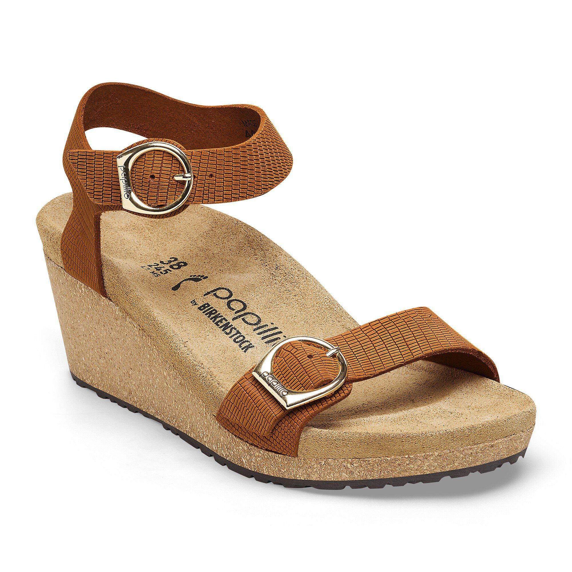 Soley Ring-Buckle Nubuck Leather Embossed - Main image