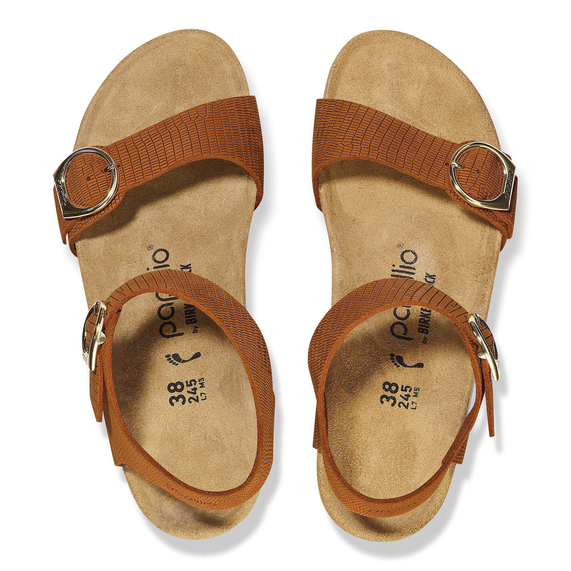 Soley Ring-Buckle Nubuck Leather Embossed - View 2
