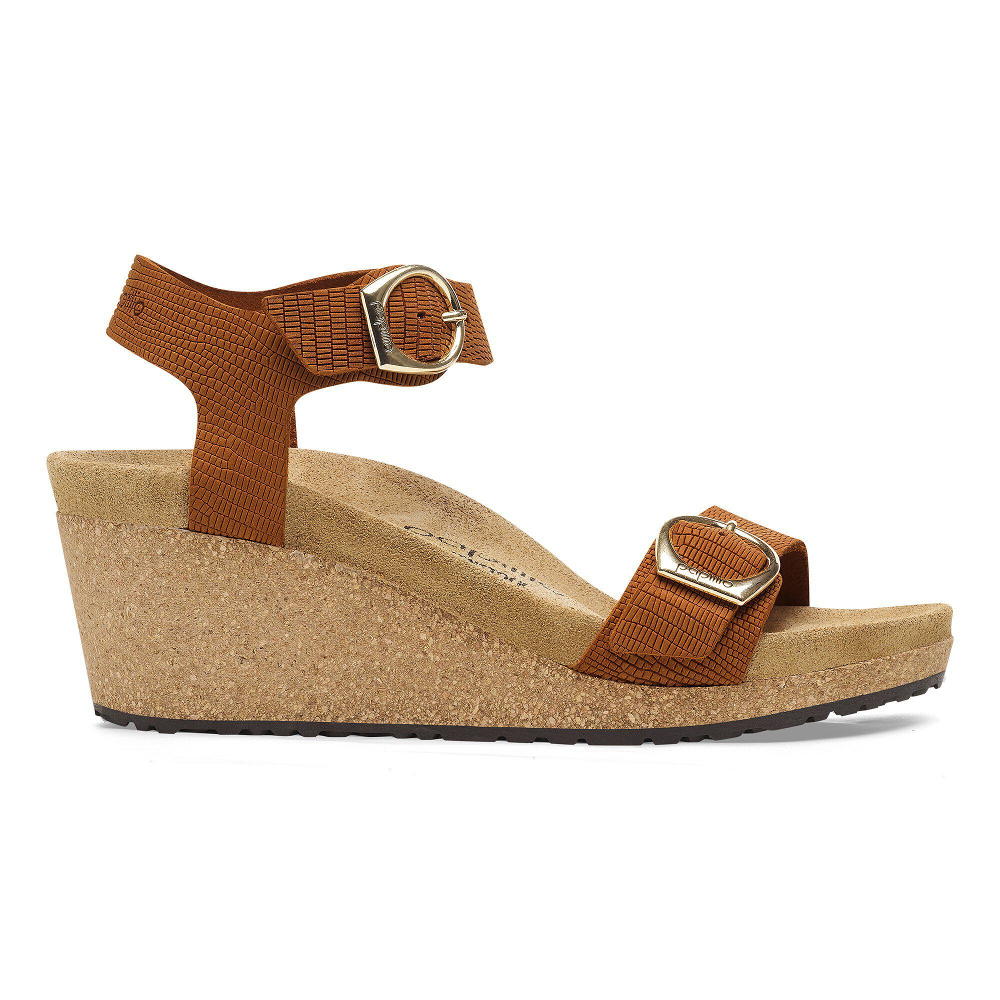 Soley Ring-Buckle Nubuck Leather Embossed - View 3
