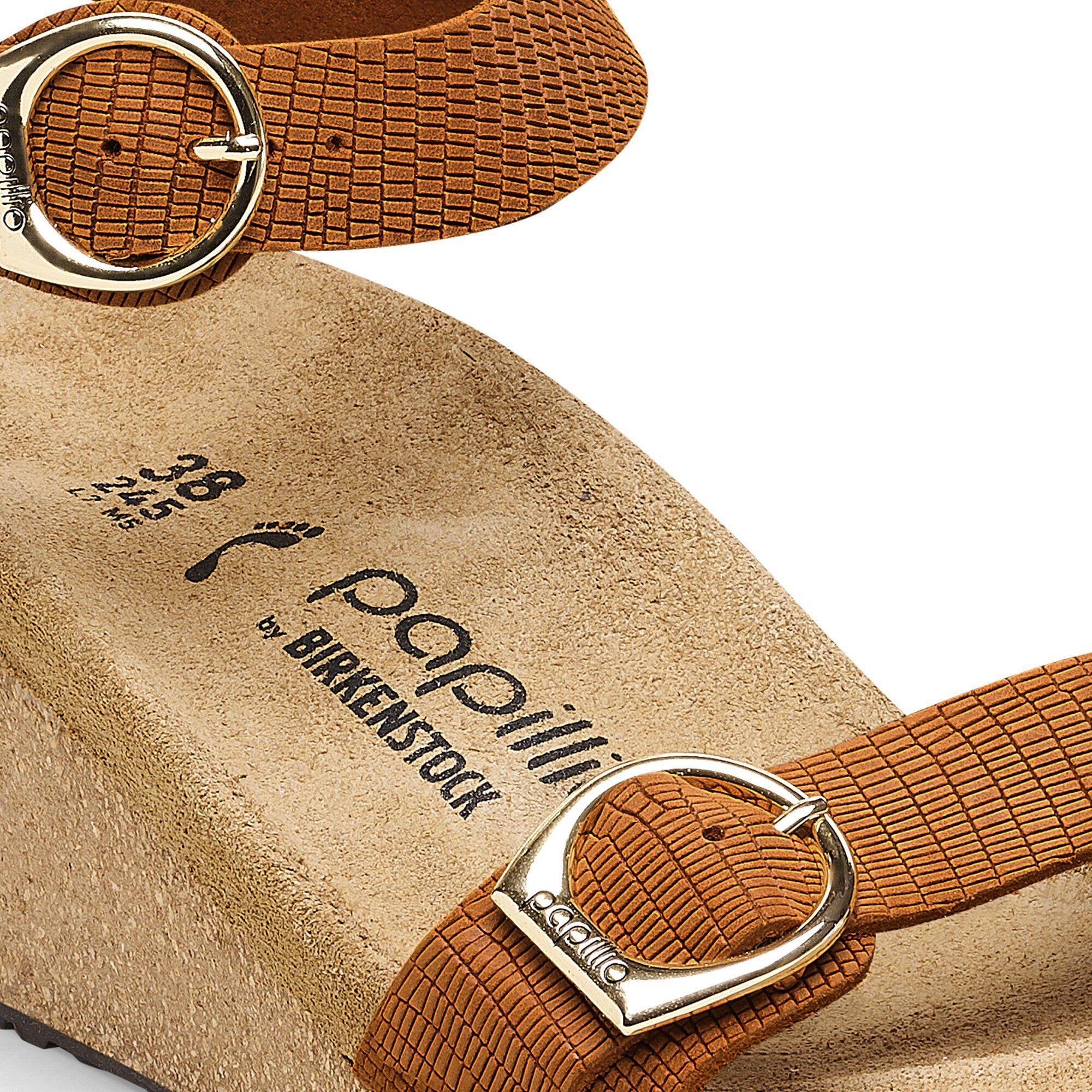 Soley Ring-Buckle Nubuck Leather Embossed - View 5