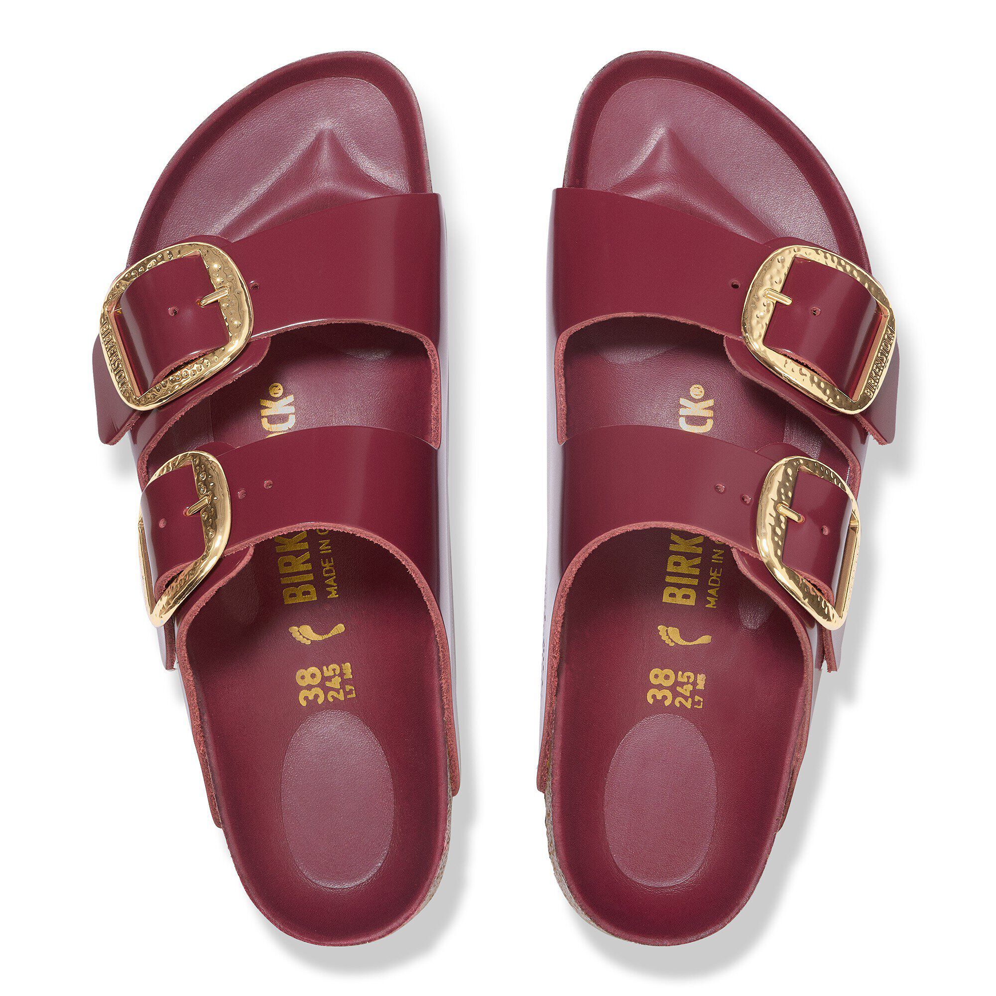 Arizona Big Buckle Natural Leather Patent - View 2