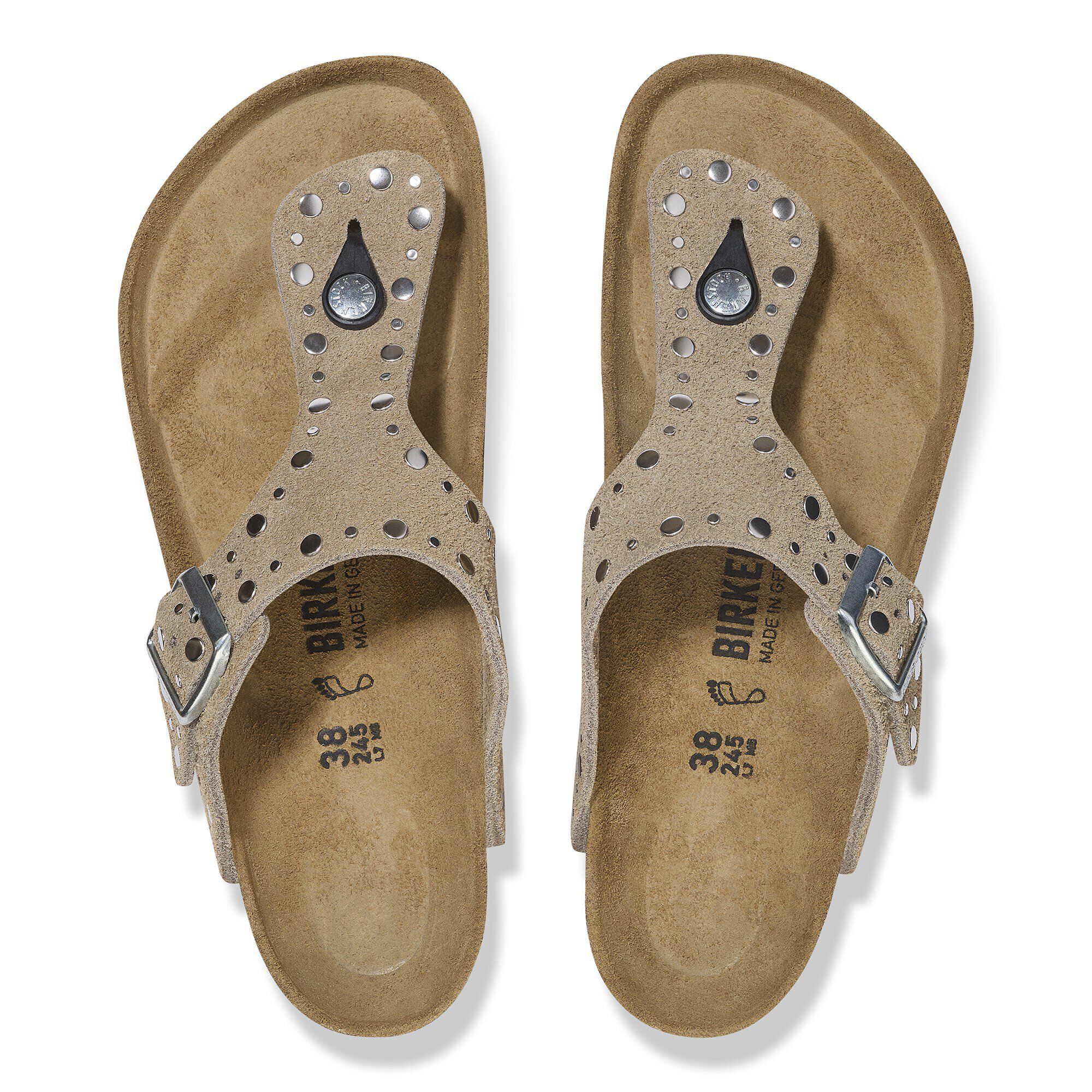 Gizeh Rivet Suede Leather - View 2