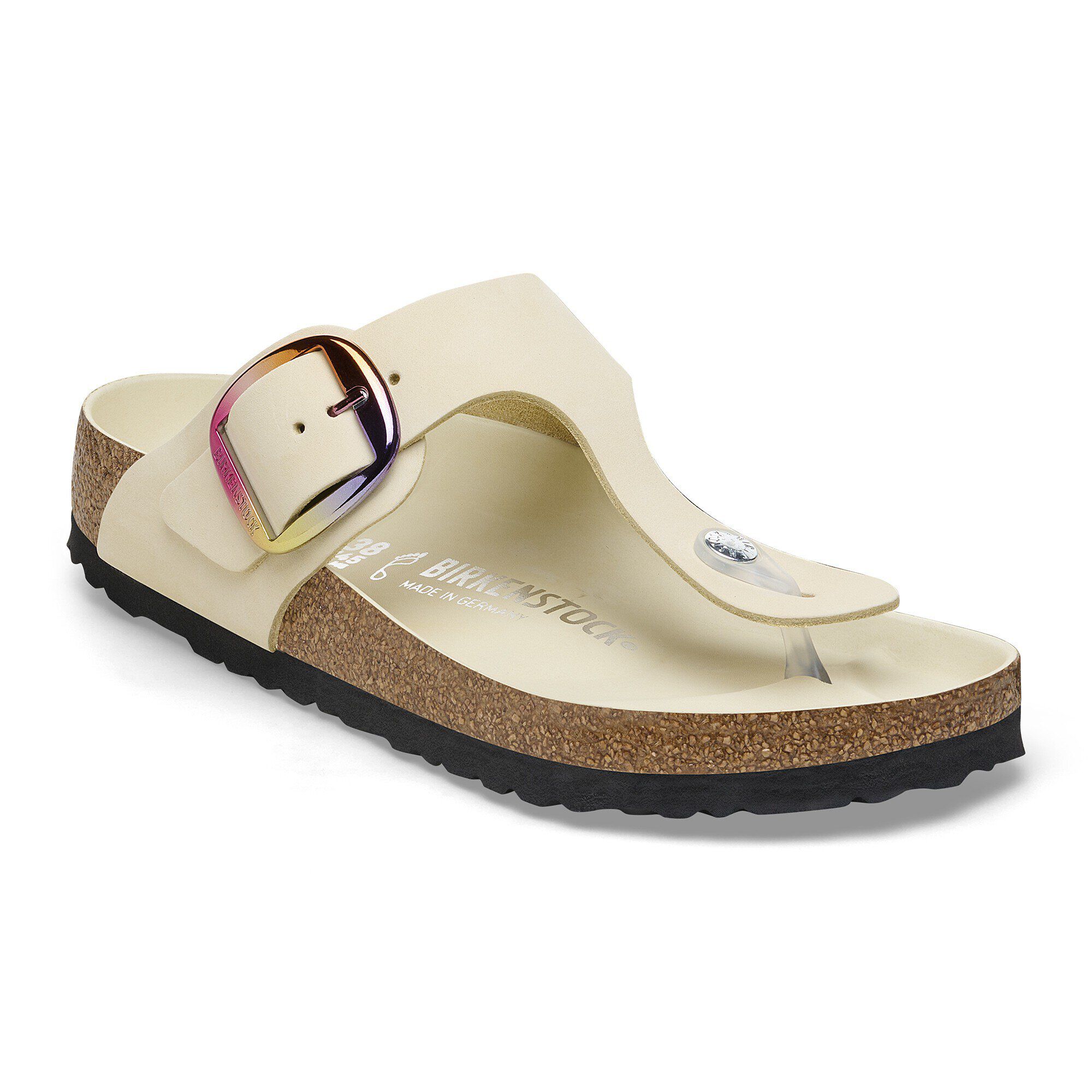 Gizeh Big Buckle Natural Leather Nubuck - Main image