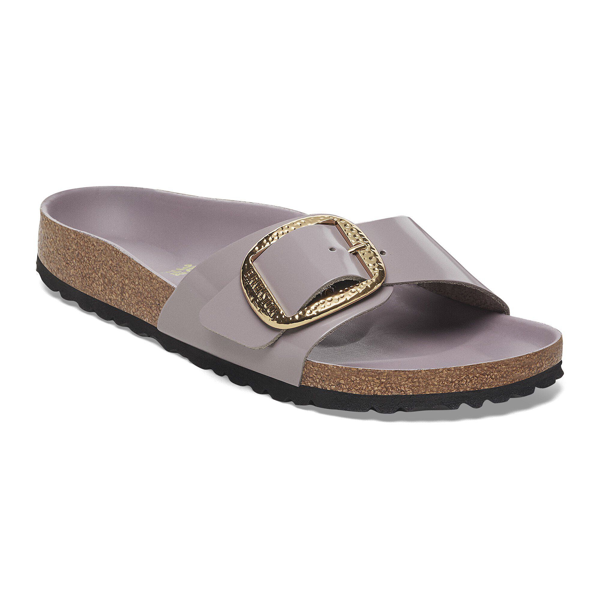 Madrid Big Buckle Natural Leather Patent - Main image