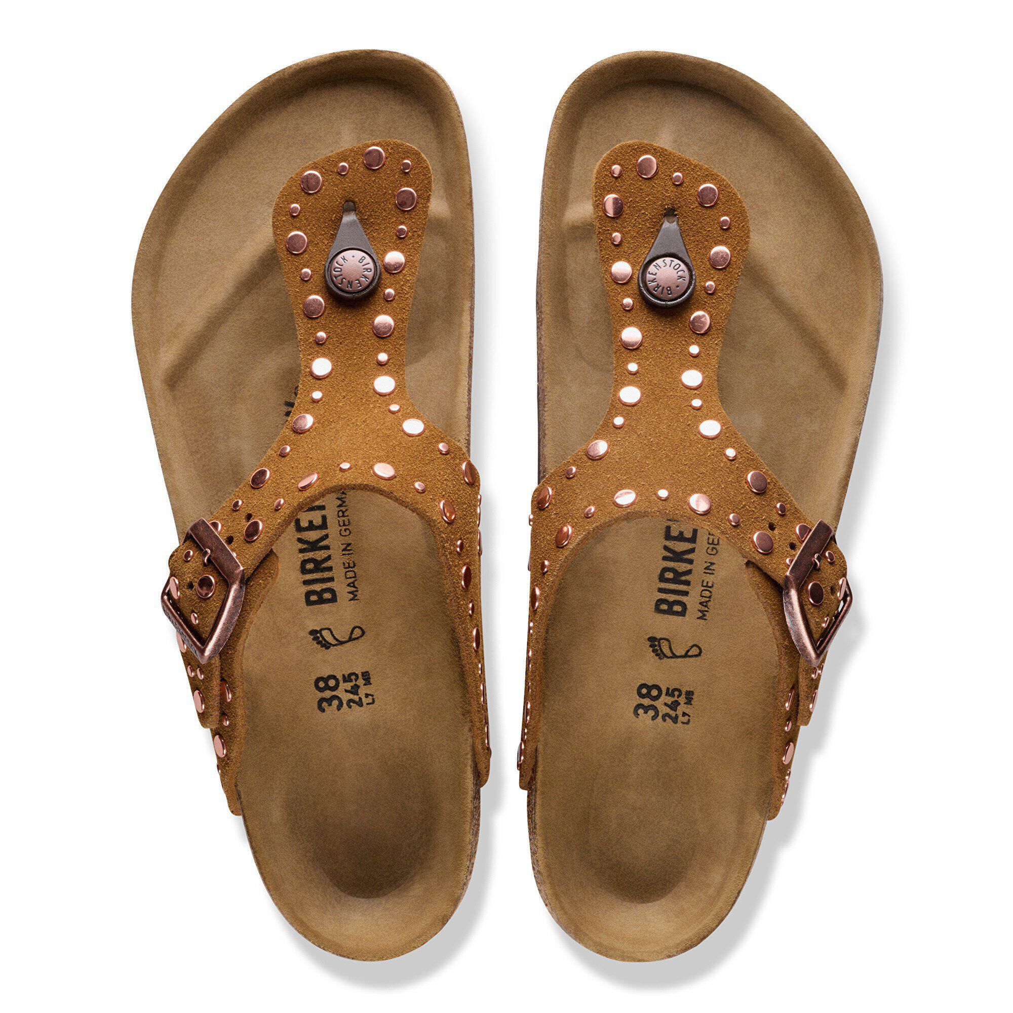 Gizeh Rivet Suede Leather - View 2