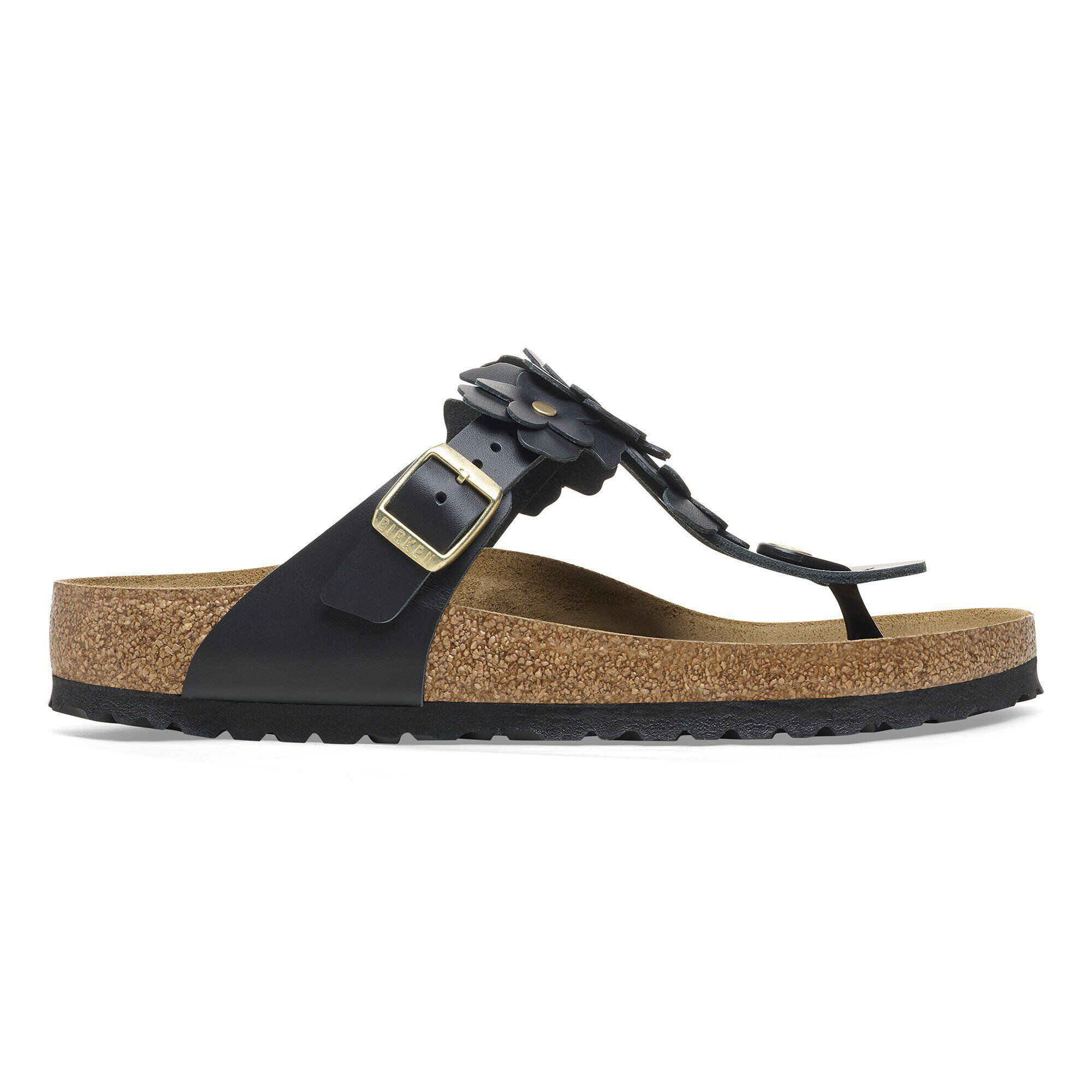 Gizeh Flower Embellishment Natural Leather - View 3