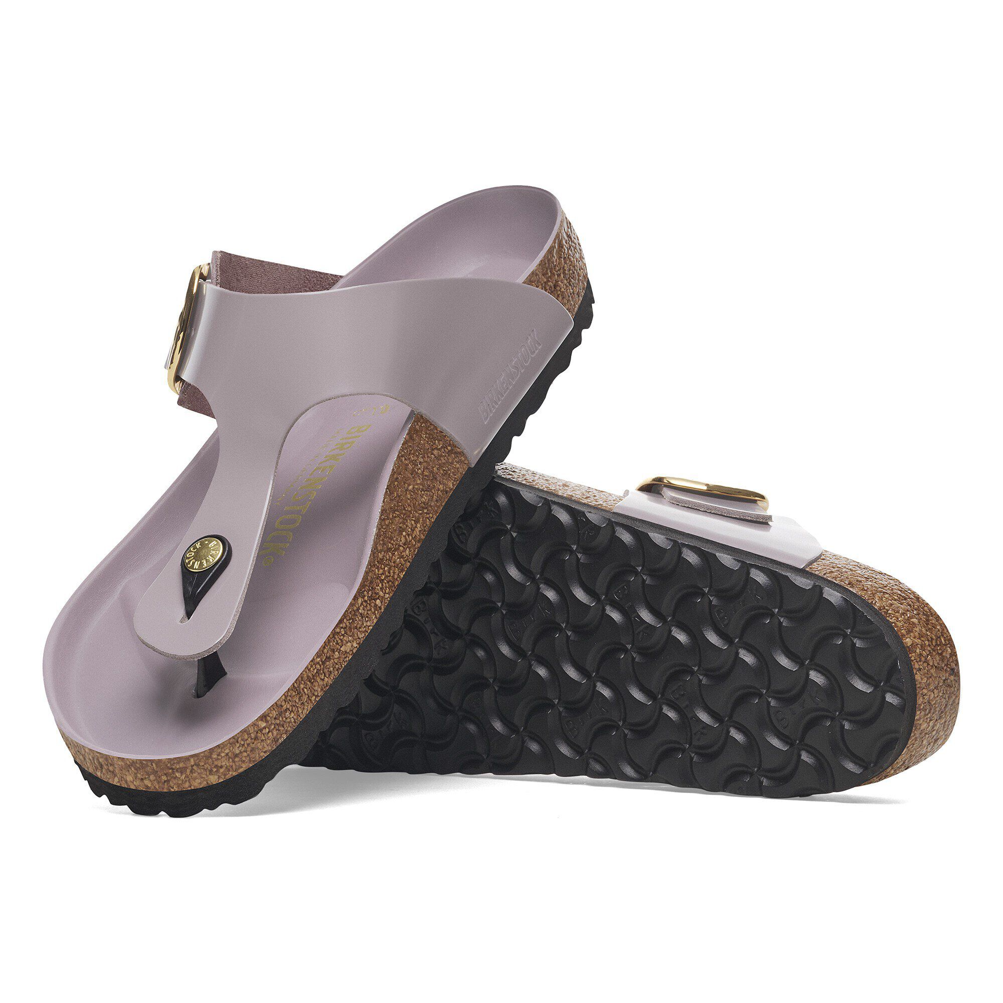 Gizeh Big Buckle Natural Leather Patent - View 6