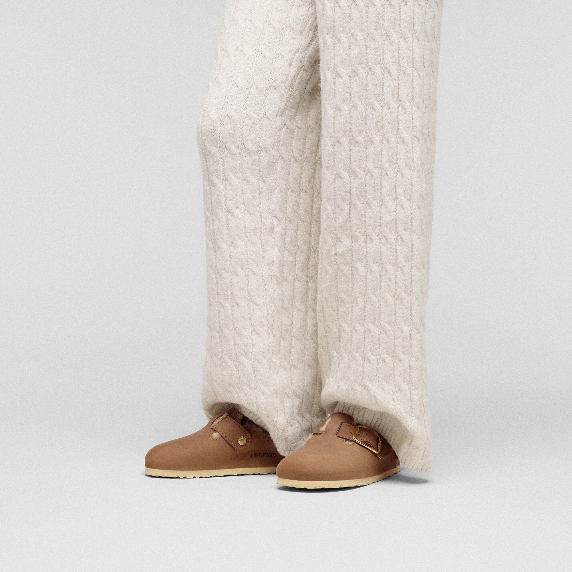 Boston Big Buckle Shearling Natural Leather Oiled - View 4