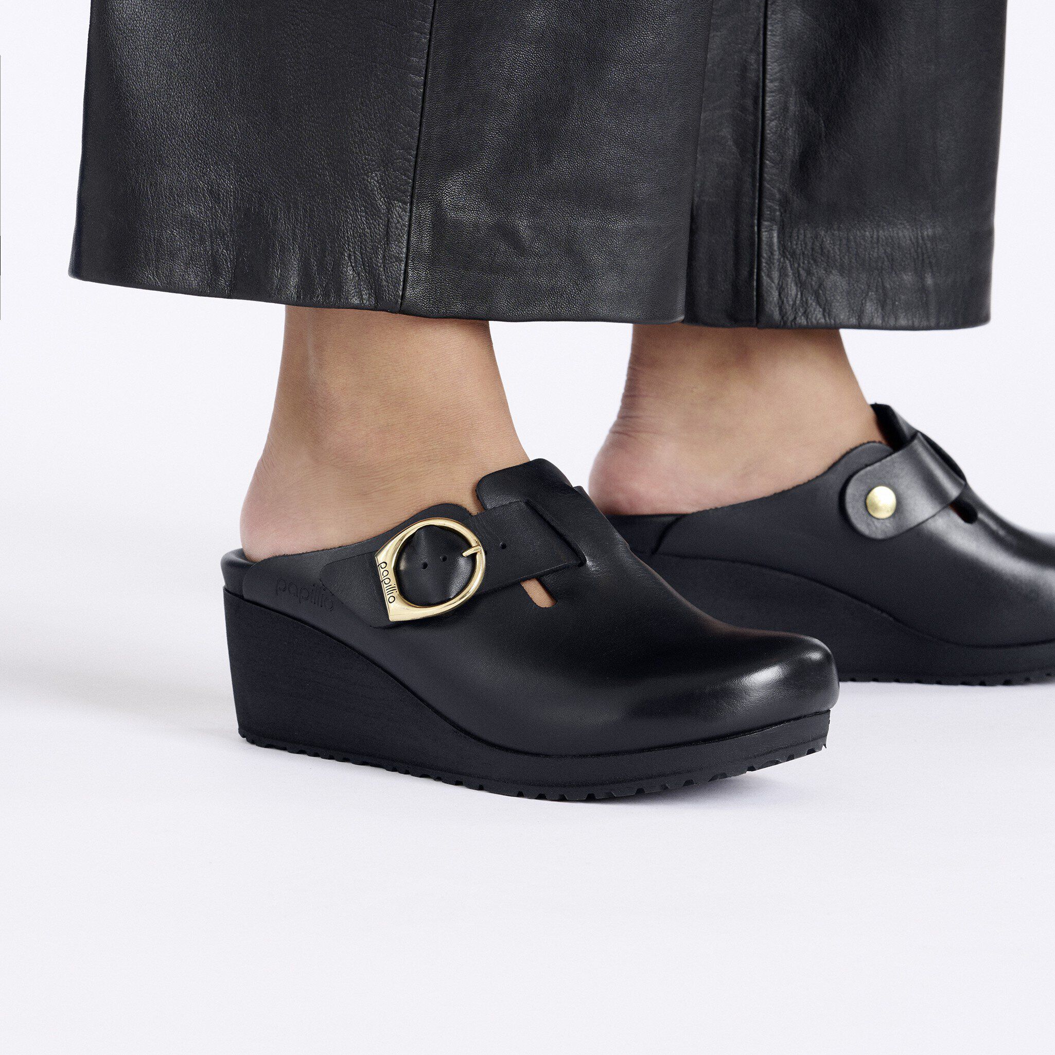Fanny Leather Black/Black - View 4