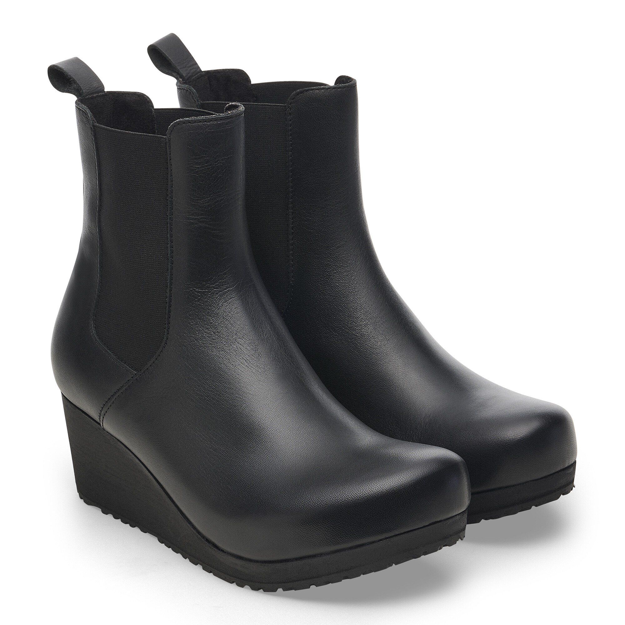 Ebba Slip On Leather Black/Black - View 4