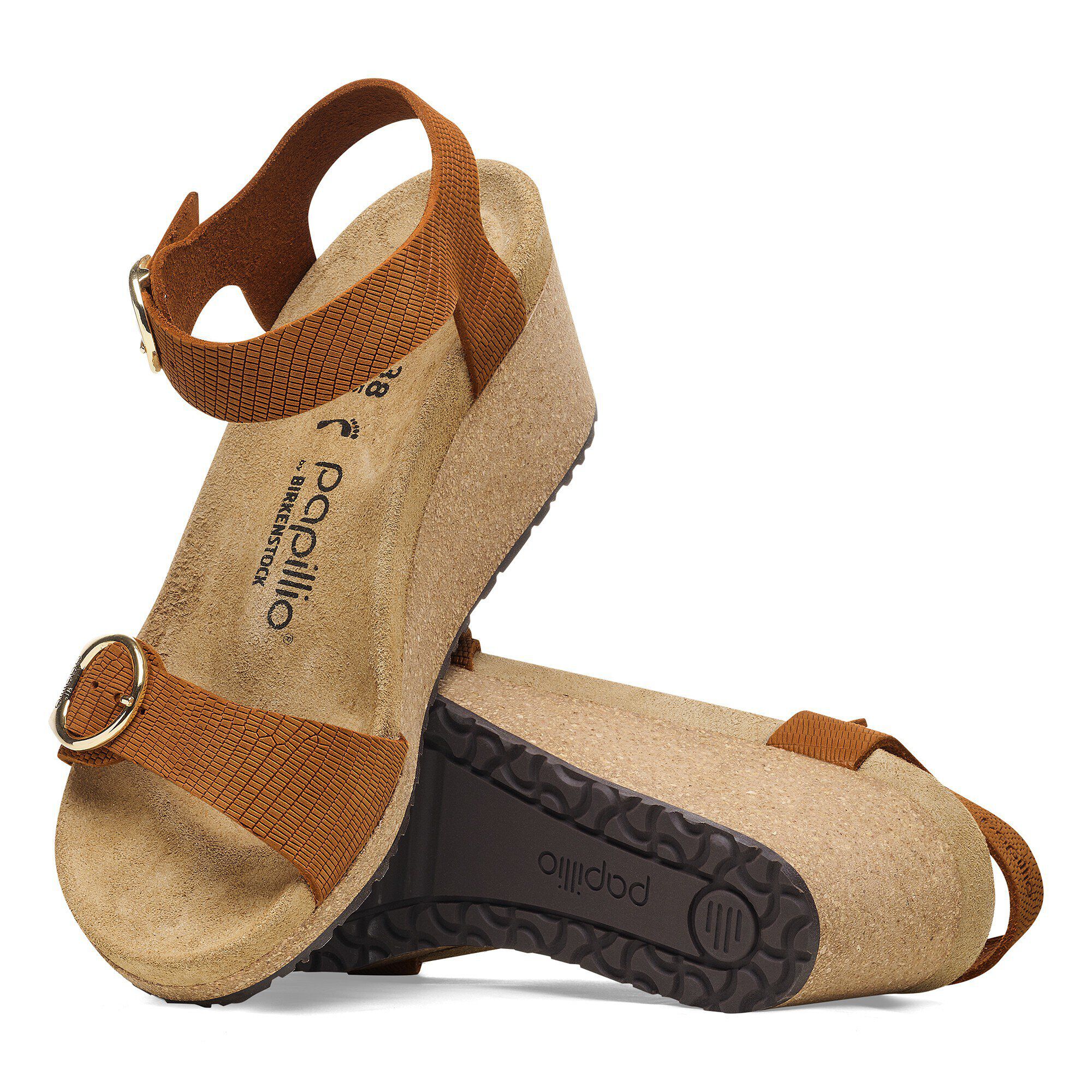 Soley Ring-Buckle Nubuck Leather Embossed - View 4
