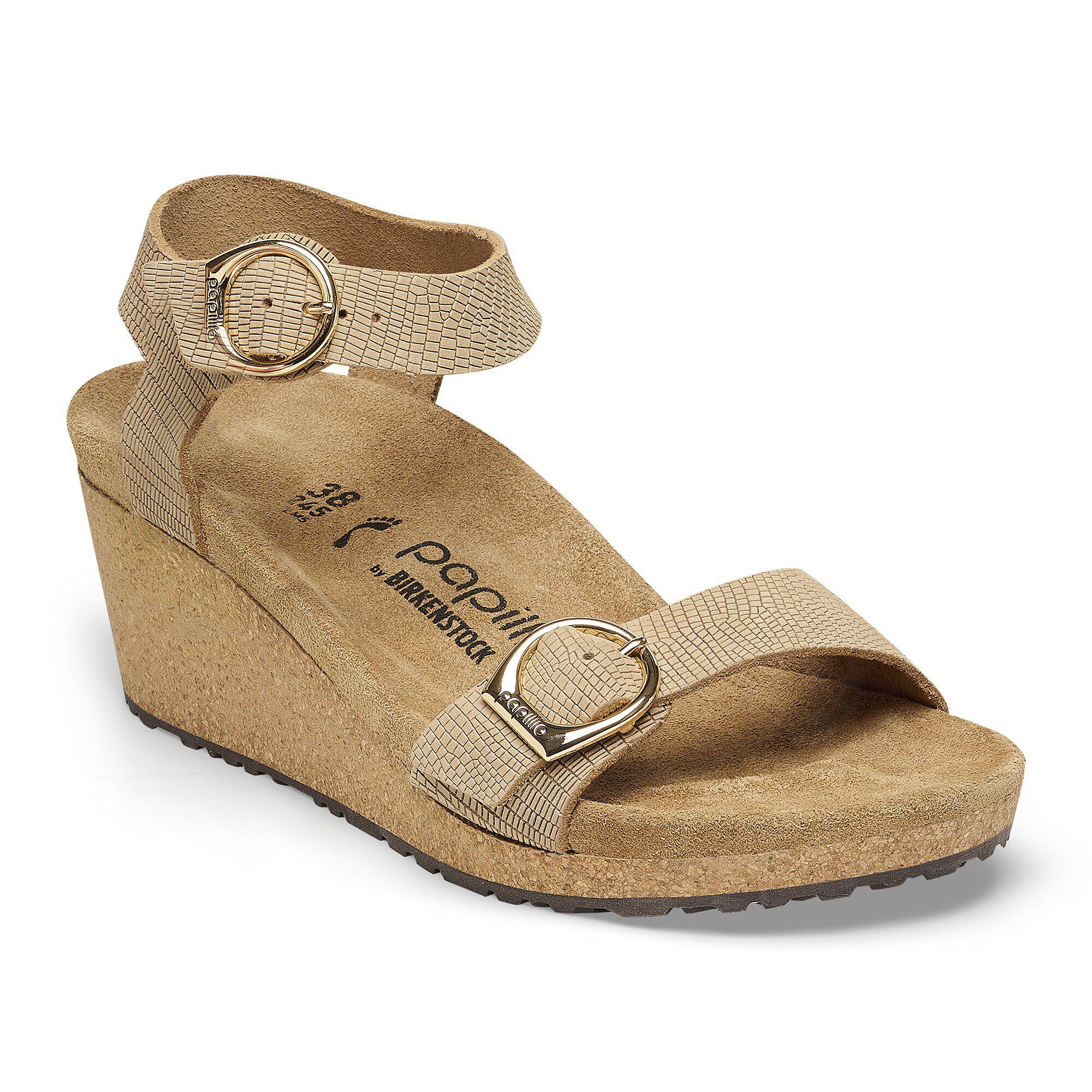 Soley Ring-Buckle Nubuck Leather Embossed - Main image