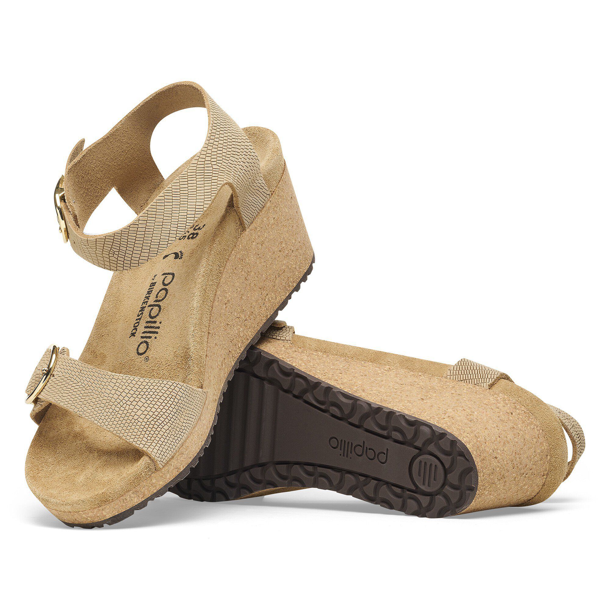 Soley Ring-Buckle Nubuck Leather Embossed - View 4