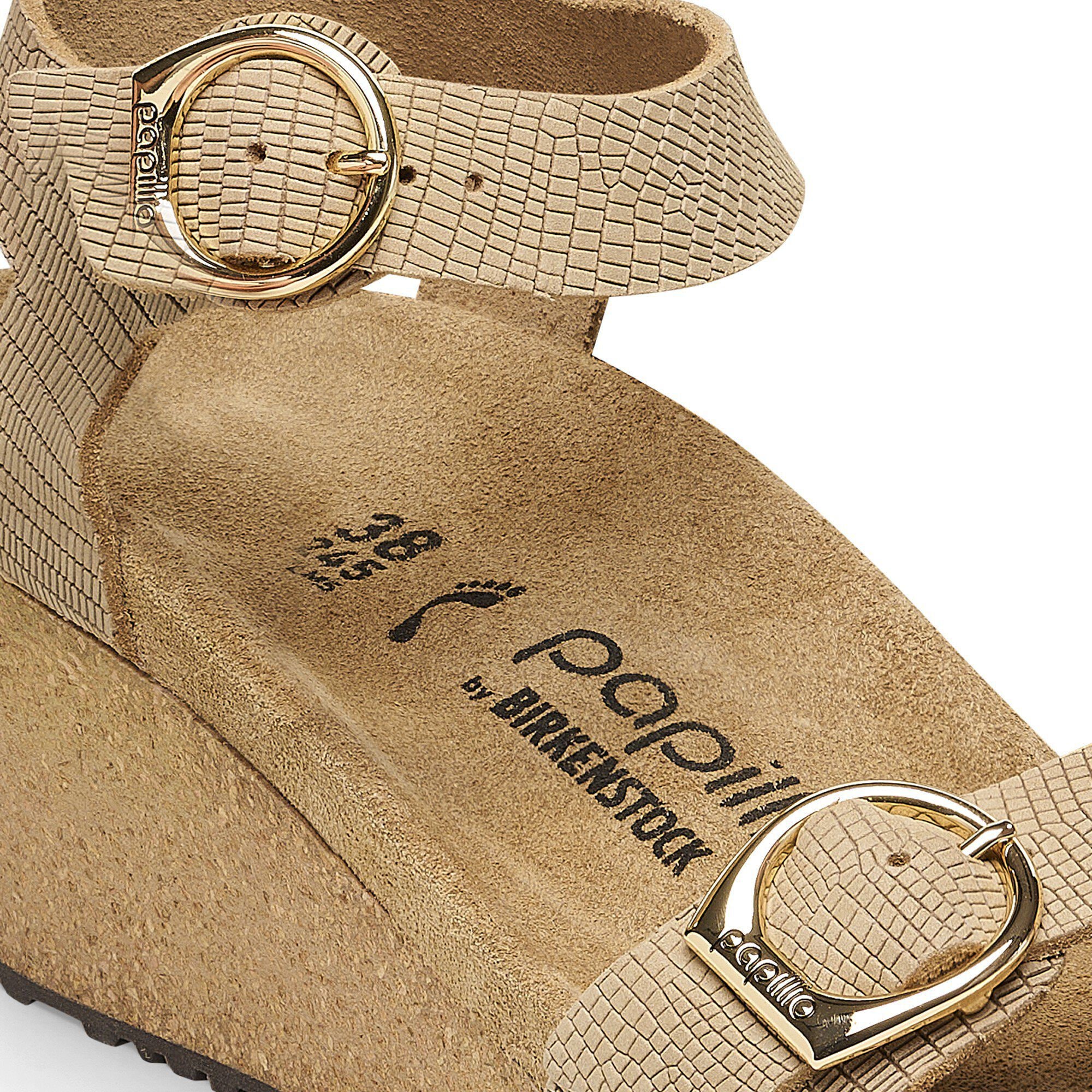 Soley Ring-Buckle Nubuck Leather Embossed - View 6
