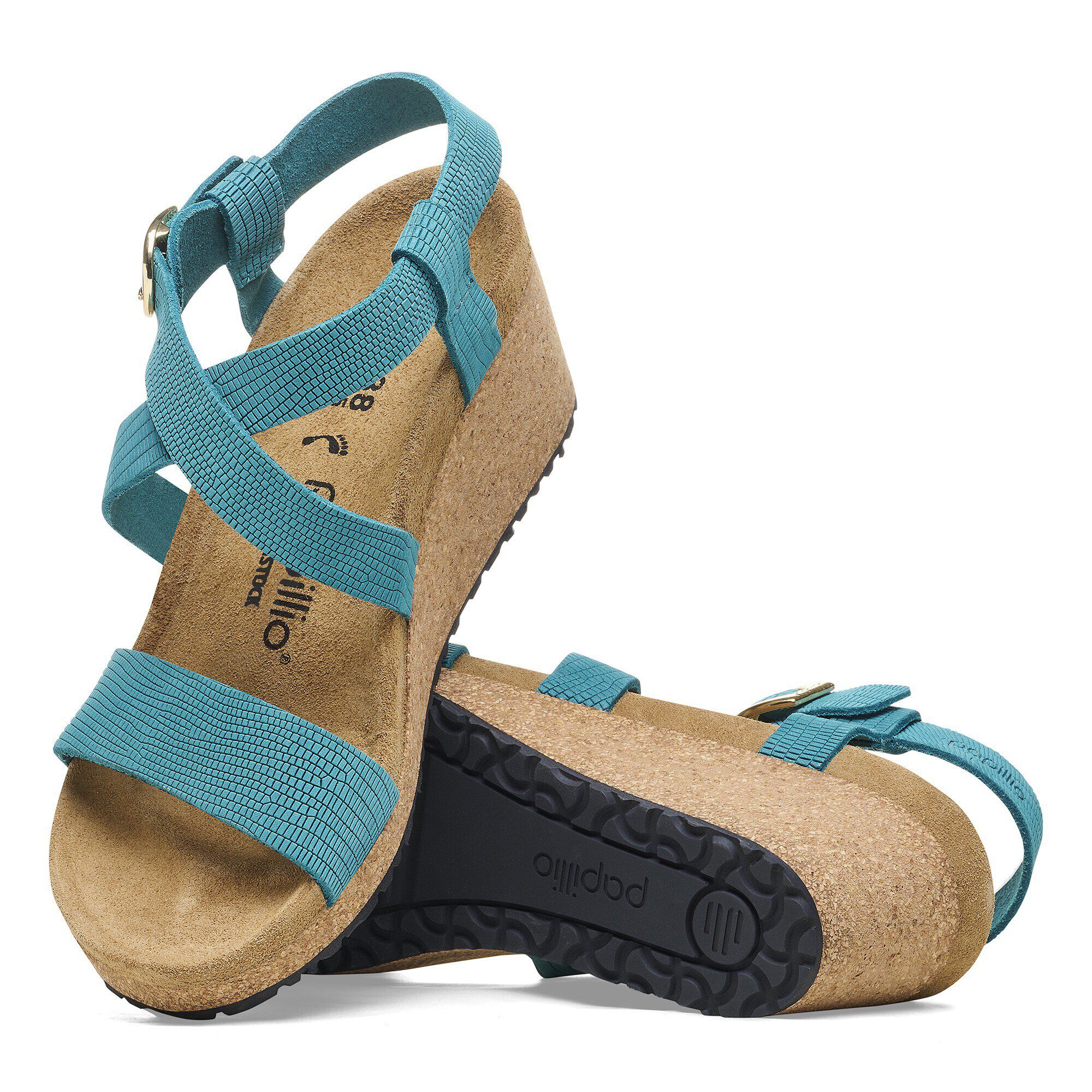 Sibyl Ring-Buckle Nubuck Leather Embossed - View 5