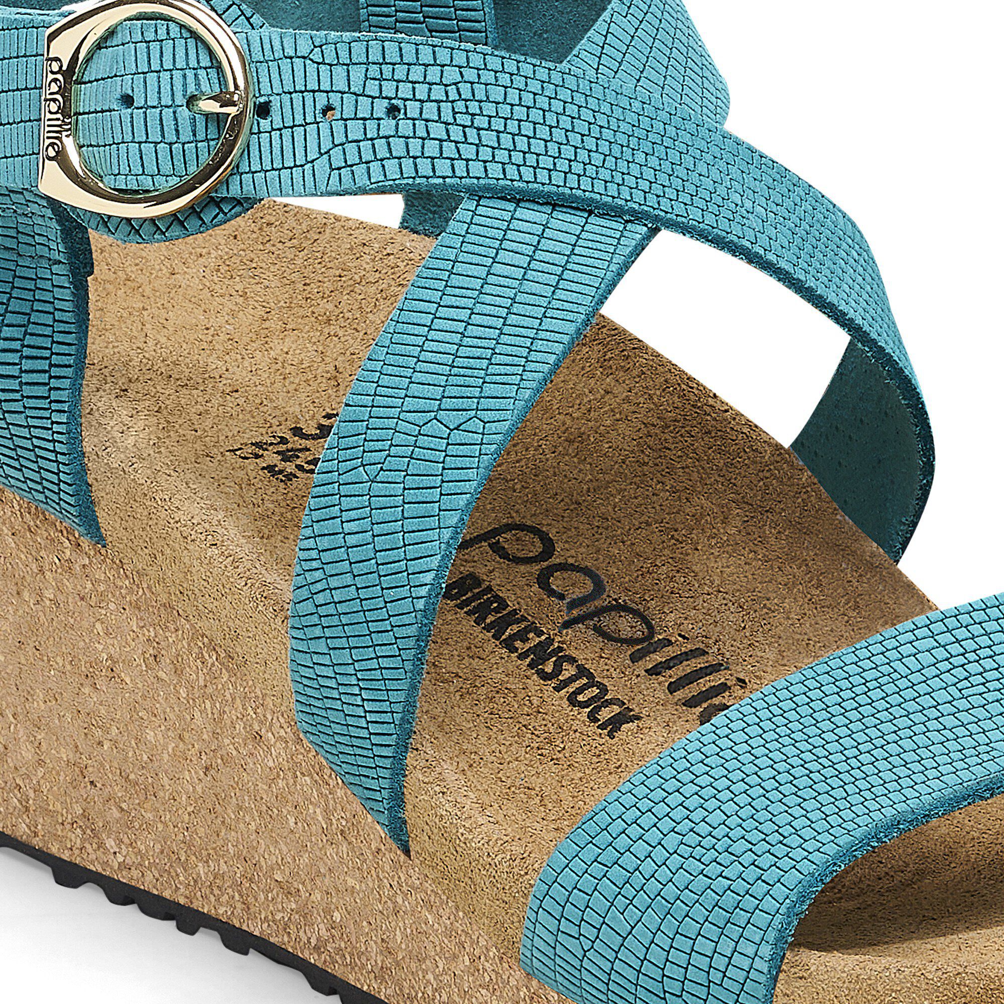 Sibyl Ring-Buckle Nubuck Leather Embossed - View 6