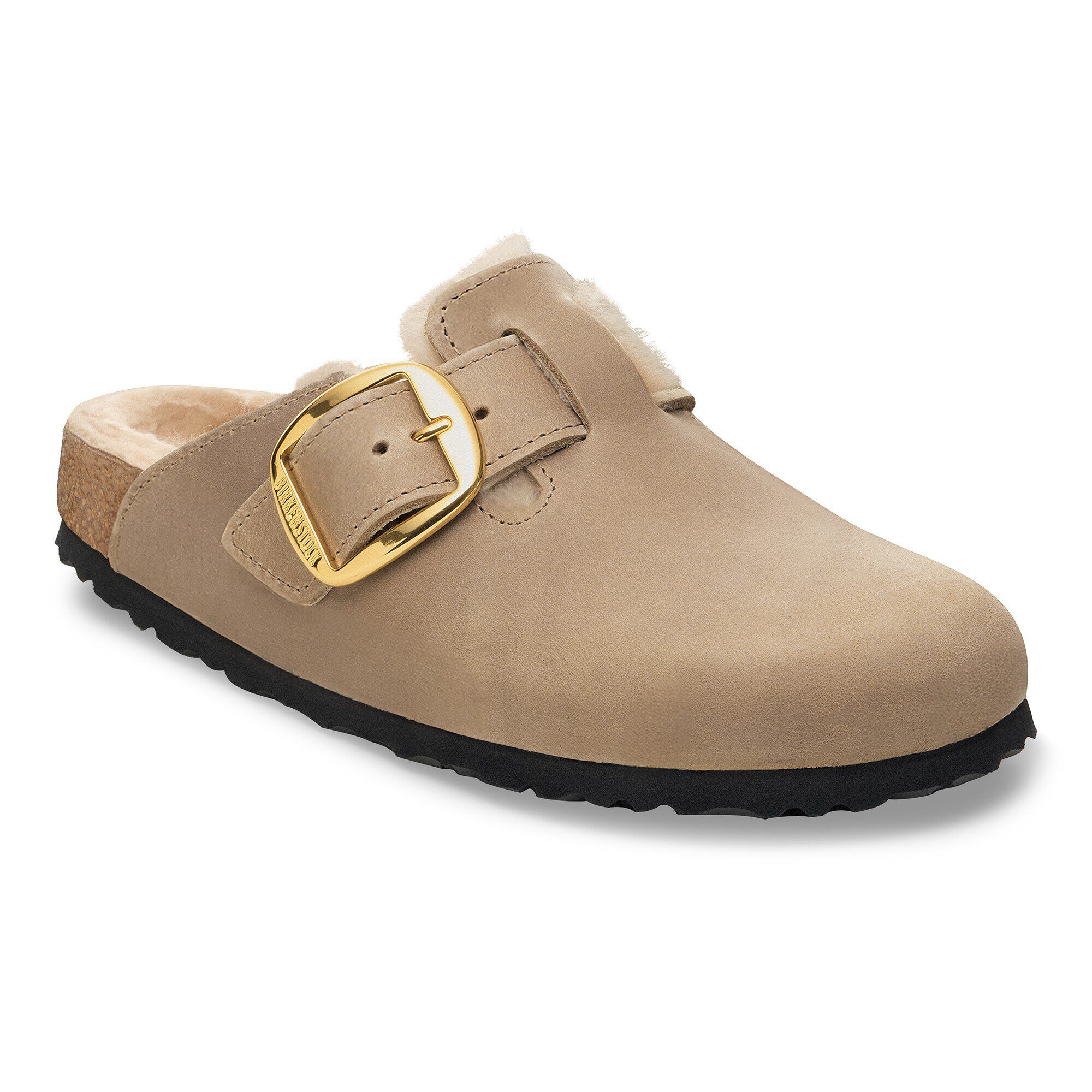 Boston Big Buckle Shearling Natural Leather Oiled - Main image