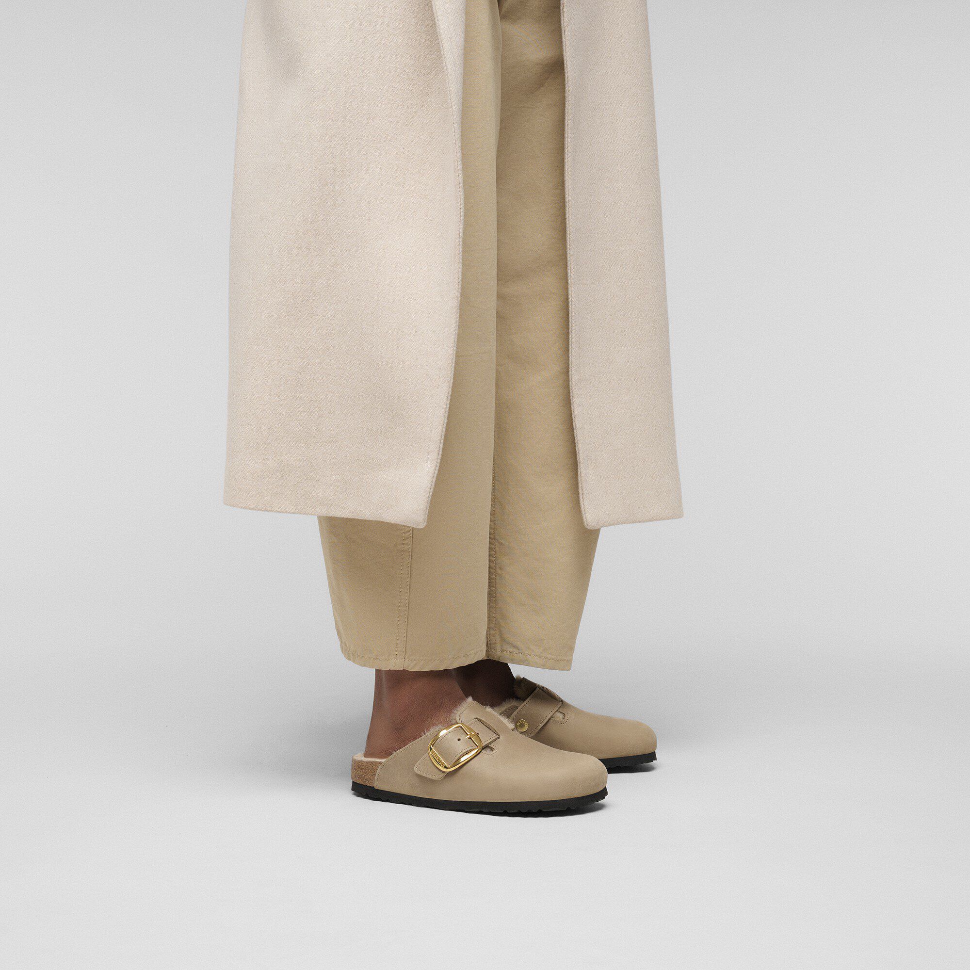 Boston Big Buckle Shearling Natural Leather Oiled - View 5