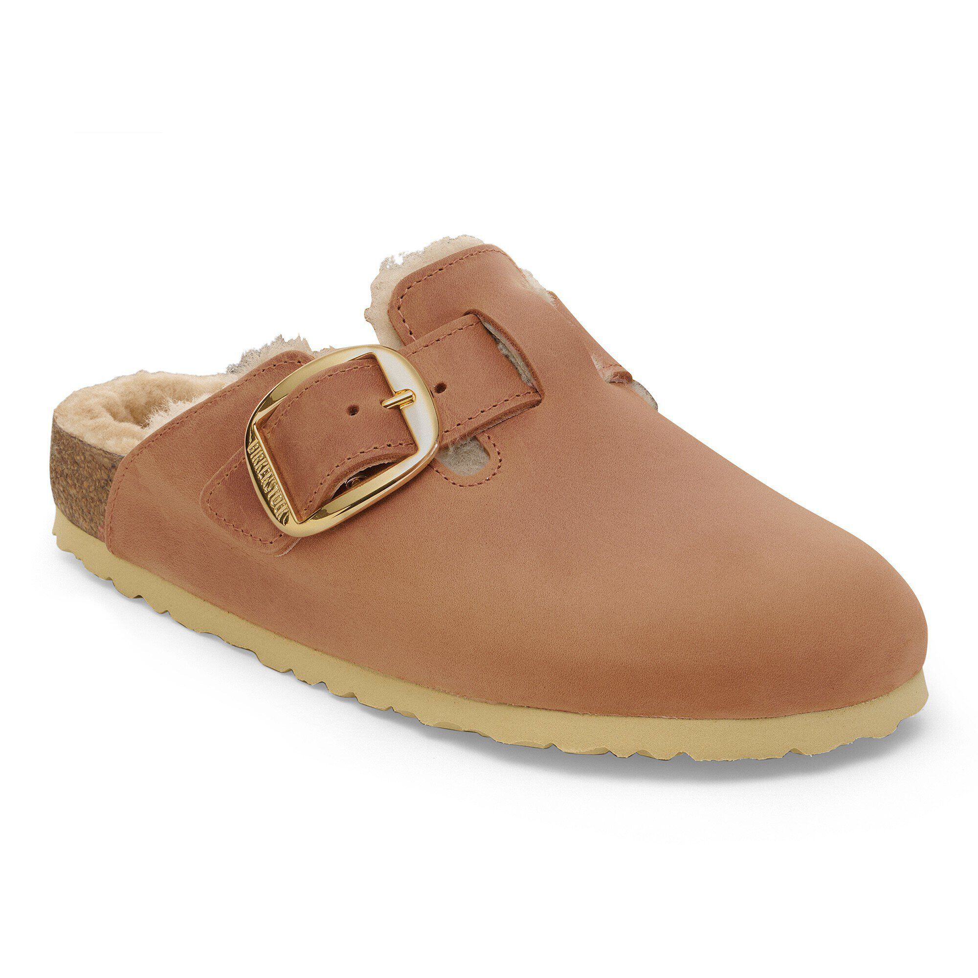 Boston Big Buckle Shearling Natural Leather Oiled - Main image
