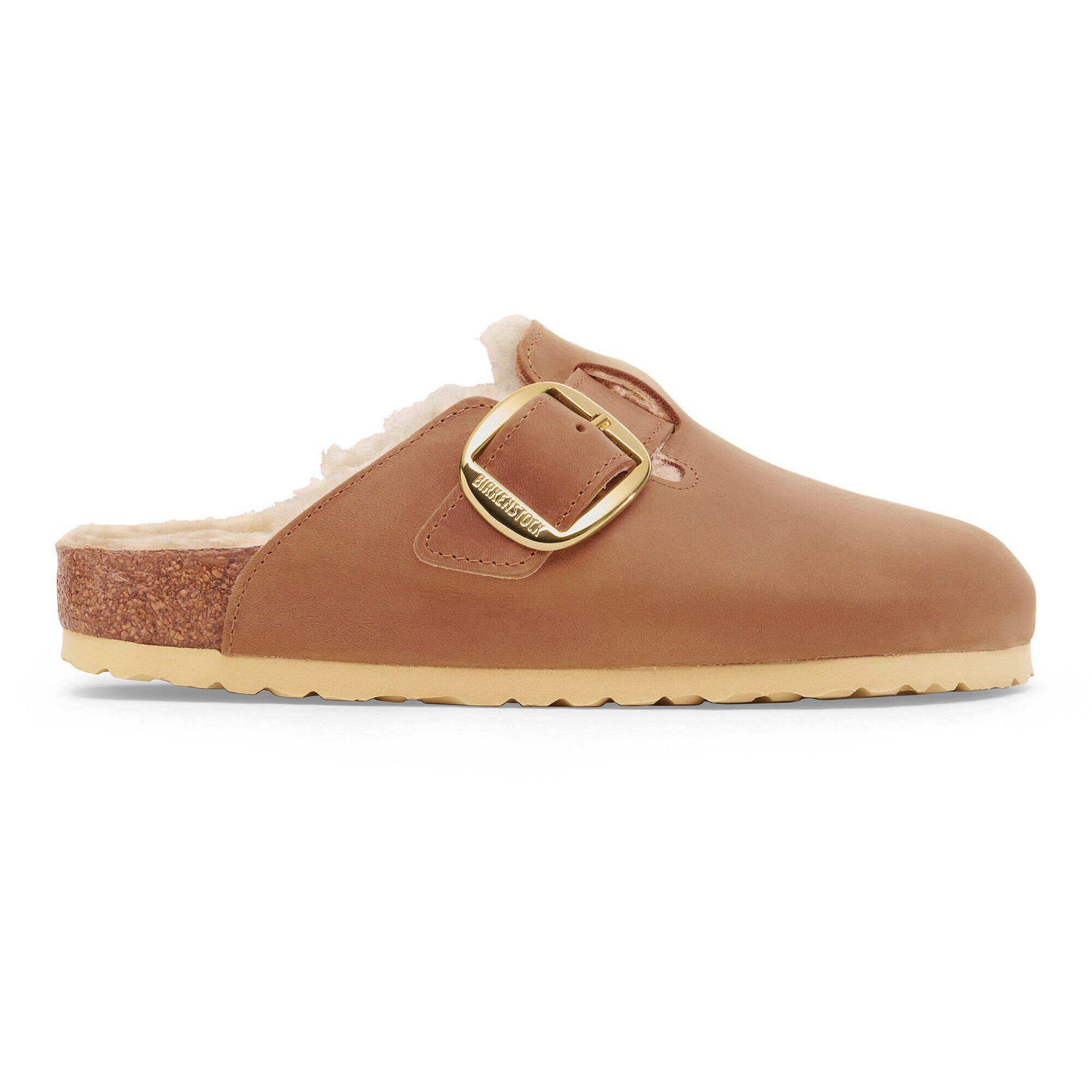 Boston Big Buckle Shearling Natural Leather Oiled - View 3